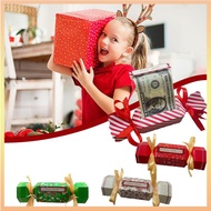 Christmas Surprise Money Pull Pouch Christmas Surprise Money Bag Cash Box Gift