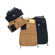 日本 CARHARTT 黑啡色帆布 汽車 座位 椅背 多功能 收納袋