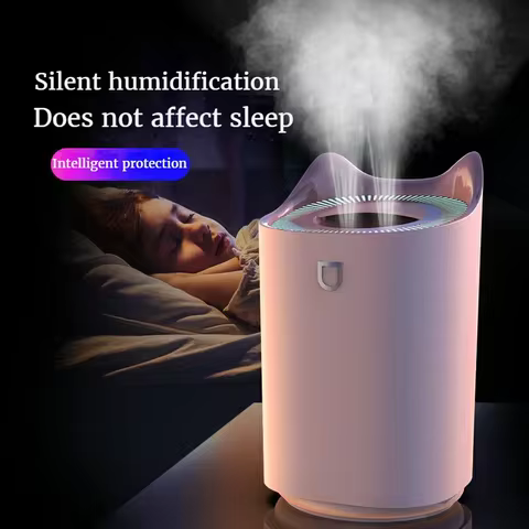 3000Ml Dual Jet Air Humidifier Large Capacity Atomizer Ultrasonic Aroma Diffuser Cool Mist Maker Air