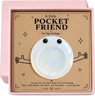 Pocket Hug Gift Worry Stone – Opalite for Big Feelings Emotional Support Anxiety Relief & Comfort Gi