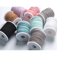 5/10Yards 2mm Thread Tassel Bouquet Packing Material Rope Multi-colors Flat Faux Suede Korean Leathe