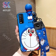 For VIVO Y20/Y20i/Y20S/Y12S VIVO Y11/Y17/Y15/Y12 Y50/Y30 Y91C 3D Cute Cartoon Doraemon Phone Case Soft Silicone Shockpro