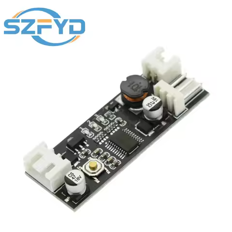 Single 12V 0.8A DC PWM 2-3 Wire Fan Temperature Control Speed Controller Chassis Computer Noise Redu