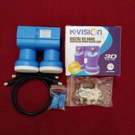 ready LNB Ku Band Twin K-Vision Monoblok