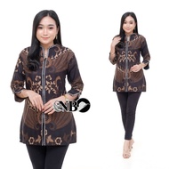 Promo Blues Ziper Depan Wanita Model Terbaru Terlaris M L XL XXL // Bayar Dirumah // Batik Blues // 