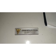 University of Bohol Nameplate