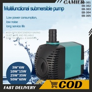Aquarium Water Pump Ultra-Quiet Submersible Pump Filter Aquarium Fountain 3W 6W 10W 15W 25W 50W