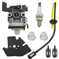 Carburetor Carb Gasket Spark Plug Fuel Line Hose Kit For GX25 GX35 GX 25 35 HHT35 HHT35S FG110 Trimm