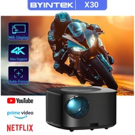 BYINTEK X30 Full HD 1080P Licensed Netflix TV System Auto-focus Dolby Smart WIFI LCD LED Video Home 