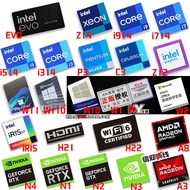 [Sticker 2026] Original 14th Generation core i9 i5 i7 i5 i3 evo Notebook Desktop Computer cpu Sticke