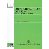 [BnB] USED Copyright Act 1987 (Act 332), Regulations & Orders by International Law Book Services (Us