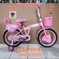 [BONUS BEL] 18 inch 2008 lisella folding bike, latest girls' folding bike