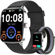 Smart Watch Answer Make Call Fitness Tracker 110+ Sport Modes 1.85 HD 60+FPS Screen IP68 Waterproof 