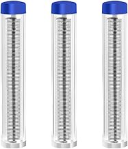 Sarini 3 Pack Portable Solder Wire Tube Lead Free Rosin Core Solder Waterproof Solder Wire Connector