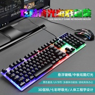 Limax GXT300 Gaming Keyboard Mouse Set Backlit Floating Square Key Mechanical Feel Keyboard Luminous