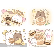 Lovely handmade moon cake stamp 4x3.5cm suitable for giving to friends
