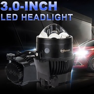 3นิ้ว Bi-ไฟ Led H1 Hb3 H8ไฟตัดหมอก9005เลนส์ Bi H11เลเซอร์ไฟหน้ารถมอเตอร์ไซค์แบบ Led หลอดไฟ Cwofn6711