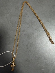 Chrome hearts 22k 白鑽bbf & 22k roll chain
