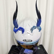 Takeaway Rider Decorations Motorcycle Helmets with Cool Helmets Horns Devil Dragon Horn Accessories 