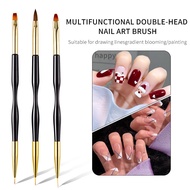 3Pcs Nail Brush Line Drawing Pen UV Gel Painting Brushes Manicure Tools