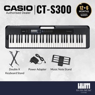 Casio CT-S300 Casiotone 61-Keys Keyboard with Keyboard Stand (CT-S300/CTS300)