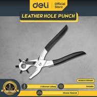 Deli Tools Punch Pliers / Tang Pembolong Gesper 9 Inch Material Chrome DL1919B
