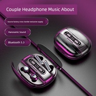 earphone bluetooth earpod Dual Pair 4 Pieces 2 Pairs Bluetooth Headset Couple Dual Style New Style H