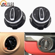 Chrome Headlight Control Switch For Porsche Cayenne Turbo GTS 92A 958 Macan 991 911 991R GT3 Head Li