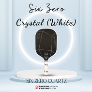 Six Zero Quartz Pickleball Racket - Crystal (White)