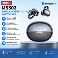 MINISO MS503 Wireless Bluetooth Headset v6.0 Hi-Fi Wireless Headset Support Heart Rate Monitoring, B