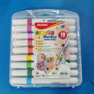 Greebel Acrylic Marker 18 colors