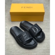 SANDAL FENDI ALL BLACK RAYA EDITION