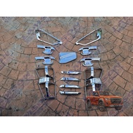 Isuzu D-Max DMax 3rd Generation 2021 - 2024 Chrome Garnish Combo