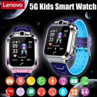 Lenovo 2026 5G Kids Smart Watch Sim Card Call SOS GPS Location Child Smart Watch Camera Waterproof W
