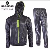 Rockbros YPY002 YPK002 Raincoat Jacket Jerseys Cycling Black - XL