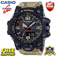 Jam Tangan Lelaki Original G Shock GWG1000 BIG MUDMASTER Men Sport Watch Dual Time Display 200M Water Resistant Shockproof and Waterproof World Time LED Auto Light Compass Boy Sports Wrist Watches with 4 Years Warranty GWG-1000DC-1A5 (Ready Stock)