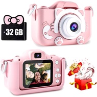 Kids Camera Toys for 3 4 5 6 7 8 9 10 11 12 Year Old Boys/Girls, Kids Digital Camera for Toddler wit