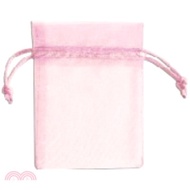 簡單生活 純色紗網小禮物袋-粉(5入)