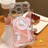 Cartoon Bow Rabbit Phone Case For OPPO Find X8S X8 Pro Ultra X7 Ultra X6 X5 Pro X3 Pro X2 Reno 2 Z 2