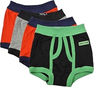 Boys' Cotton Trunks (Pack of 4) (bc333-packof4--8-10 years_Multicolored_9-10 Years), Multicolour, 9-