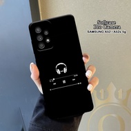 Softcase Samsung Galaxy A52 5G / A52s 5G - ORORA - Case Samsung A52 5G - Motif Case Musik - Case Sam