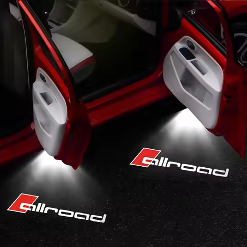 2PCS Car Door LED Welcome Projector Ghost Shadow Lamps For Audi Allroad A3 8V A5 8T F5 S8 Q3 8U F3 Q