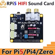 Raspberry Pi5 Audio HIFI HAT PCM5122 I2S Audio Card DAC Also For PI 5 / PI4 /PI3 /Zero Series