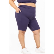 SUPER PLUS SIZE YOGA CYCLING SHORTS WITH SIDE POCKET L XL 2XL 3XL 4XL 5XL