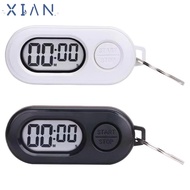 XIANSTORE Stop Watch Timer, LCD Screen Multi-Mode Timer Stop Timer Keychain,  Waterproof Countdown C