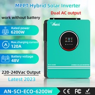 Anern 3KW 3.2KVA 4.2KW MPPT Hybrid Inverter 24V Solar Inverter off grid inverter 230Vac hybrid solar