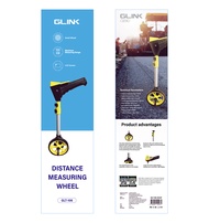 GLT106 GLINK ล้อวัดระยะ 100 กม. แบบดิจิตอล พับได้ พกพาสะดวก