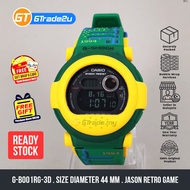 Original G Shock G-B001RG-3D Digital Jason Retro Game Watch Yellow Green Resin Band [READY STOCK]