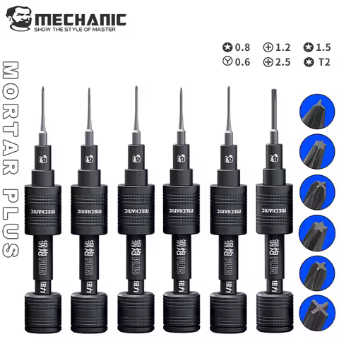 【MECHANIC】MORTAR PLUS Torque Screwdriver High Strength Screwdriver for IPhone Android Phone Disassem