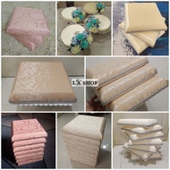 L.A SHOPP Barangan kahwin Gabus hantaran polyfoam siap balut(Tanpa lace)12x12x2 boleh pilih warna